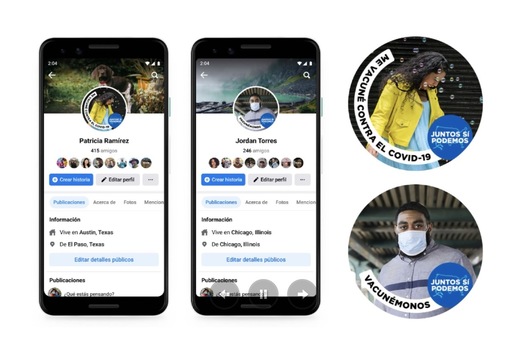 Facebook lansează rame speciale de profil pentru cei vaccinați
