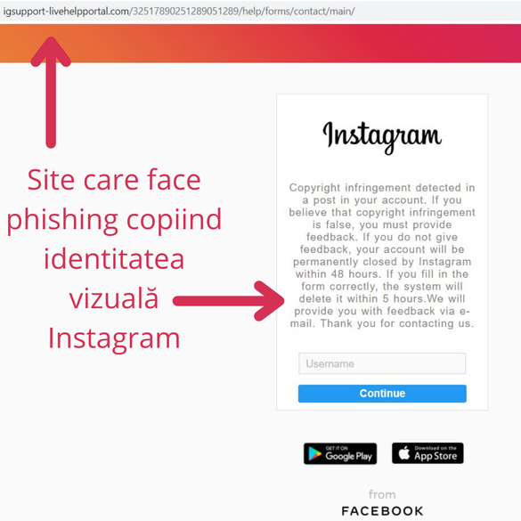 CERT-RO: Atenție la mesajele private primite pe Instagram