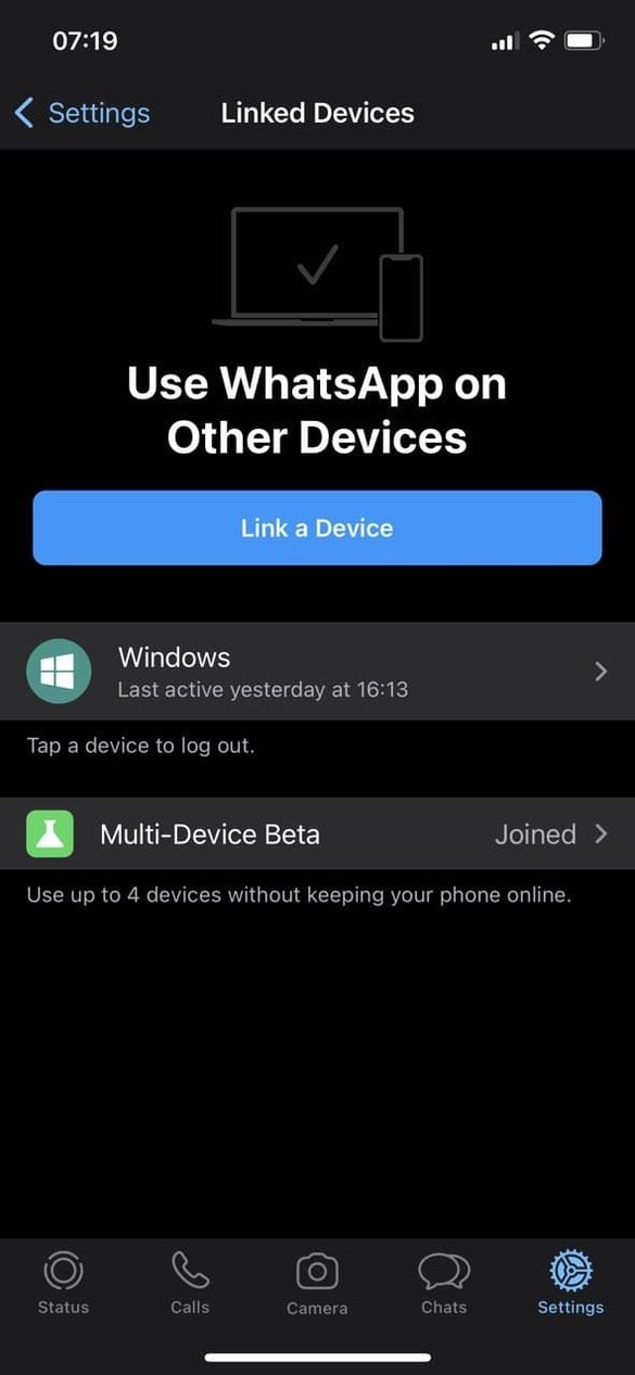 FOTO WhatsApp aduce suportul multi-device pe iPhone