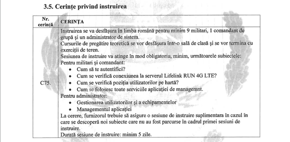 Extrase din documentația consultării. Sursă: MApN