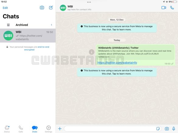 FOTO WhatsApp pregătește lansarea aplicației de iPad
