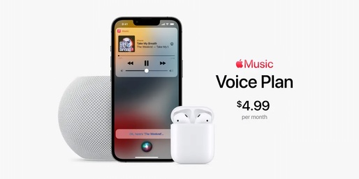 Apple renunță la Apple Music Voice Plan