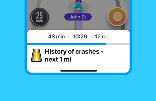 Waze avertizează șoferii în legătură cu drumurile pe care se petrec frecvent accidente