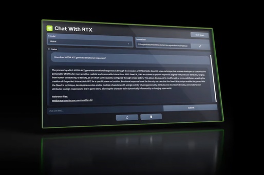 VIDEO Nvidia lansează un chatbot pentru PC