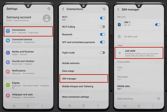 Cum muți eSIM-ul pe un nou telefon Android fără cartelă fizică