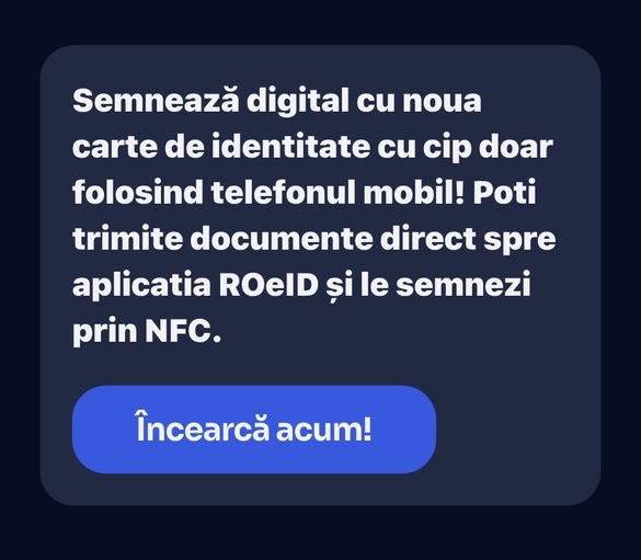 VIDEO&FOTO Schimbare la cartea de identitate electronică - permite acum semnătura avansată pe PDF