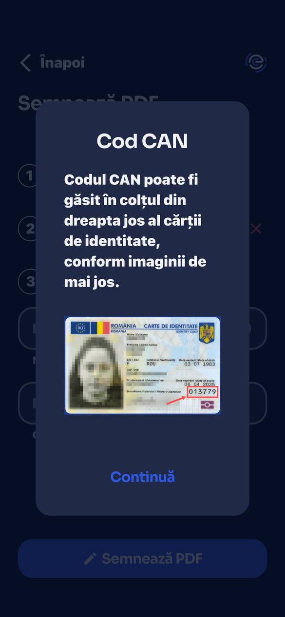 VIDEO&FOTO Schimbare la cartea de identitate electronică - permite acum semnătura avansată pe PDF