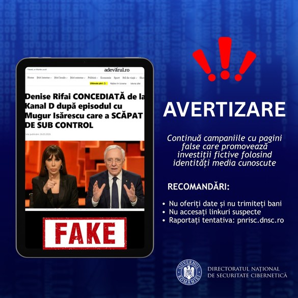 FOTO Fraudă cu politicieni și vedete TV pentru platforme fictive de investiții