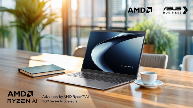 ASUS ExpertBook P3 (PM3606) cu procesor AMD Ryzen™ AI 7 350: performanță, securitate la nivel Enterprise și IA local pentru mediul de afaceri