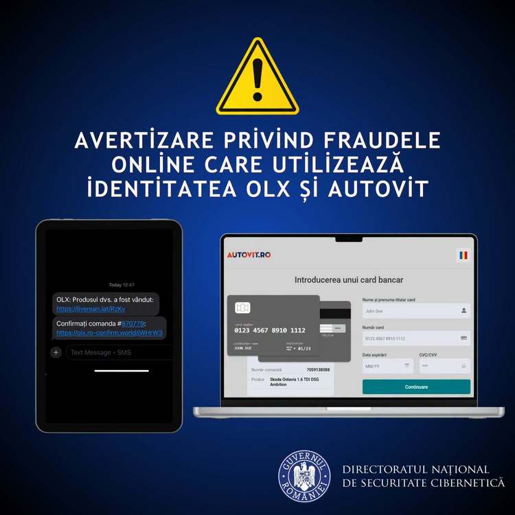 Fraude cu numele OLX și Autovit FOTO