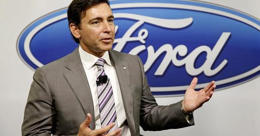 Pachetul salarial al șefului Ford a crescut anul trecut cu 17%, la 17,4 milioane de dolari