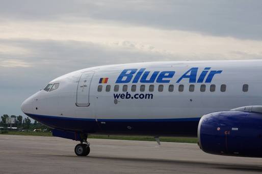 Blue Air anunță că triplează din octombrie numărul de zboruri săptămânale pe ruta București - Cluj-Napoca