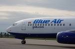 Blue Air rămâne a doua linie aeriană din România după primele nouă luni, cu 2,6 milioane de pasageri transportați