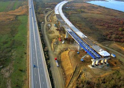CNAIR impune restricții de circulație timp de trei luni pe 2 kilometri din autostrada Orăștie-Sibiu