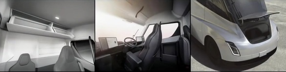 FOTO Musk a obținut primele comenzi pentru Tesla Semi. Camionul electric promite o autonomie de 800 km: Musk glumind: Se poate transforma în robot, poate lupta cu extratereștrii și face o cafea cu lapte excepțională