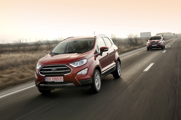 FOTO TEST DRIVE Ford EcoSport, noua vedetă a industriei auto românești, pe șoselele din România