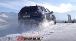 FOTO Dacia Duster a umilit 5 SUV-uri concurente, între care Renault Koleos, Nissan Qashqai și Jepp Compass, pe o pistă de schi