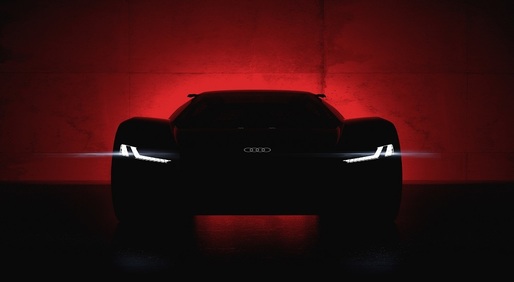 Audi dezvăluie un nou model e-tron, sport, sub formă de prototip, pe 23 august, în cadrul festivalului  Pebble Beach