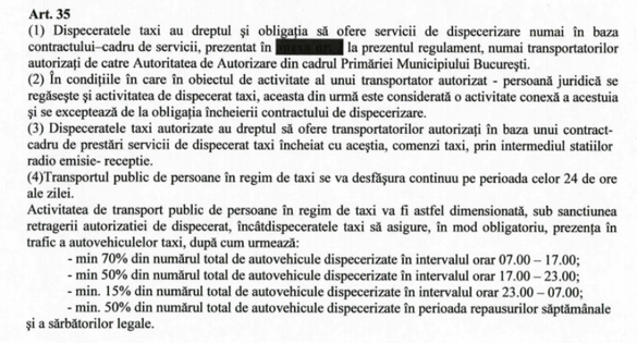 DOCUMENT Primăria Capitalei încearcă din nou să interzică aplicațiile de tip Clever Taxi sau Star Taxi, impunând colaborarea cu dispecerate autorizate