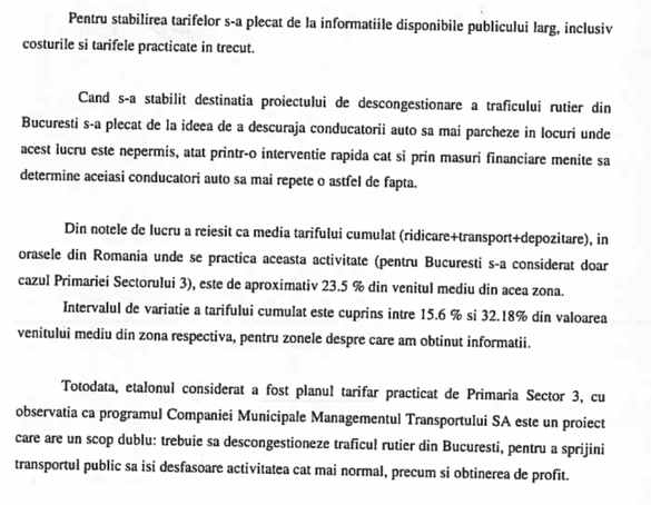 DOCUMENT Firea vrea să ridice mașinile staționate neregulamentar pe străzile principale din Capitală. Cât va costa recuperarea vehiculelor