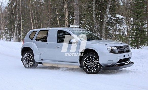 FOTO Dacia Duster electricity, it has been tested in tests. What really is about changing the body