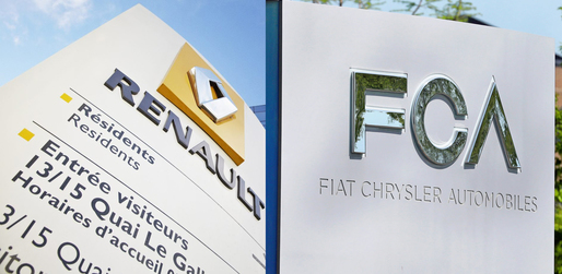 Fiat Chrysler și-a retras oferta de fuziune cu Renault: "nu există în prezent condiții politice în Franța"