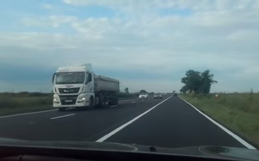 VIDEO DN2, reconfigurat cu 2+1 benzi între Sinești - Movilița