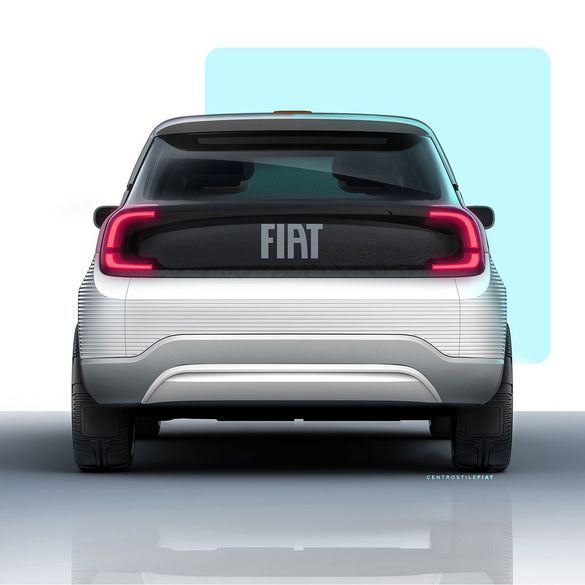 FOTO Fiat pregătește modelul Panda electric, dezvoltat din conceptul Centoventi
