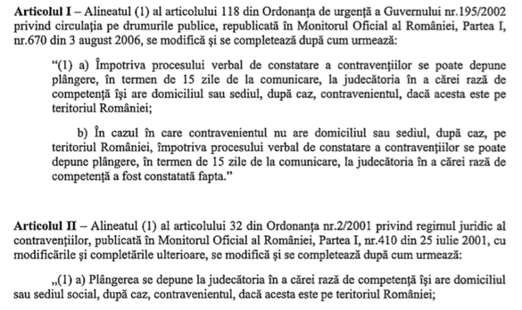 Prim pas în adoptarea unor noi proceduri de contestare a contravențiilor auto: ”Dacă un șofer din Constanța primește o amendă la Satu Mare...