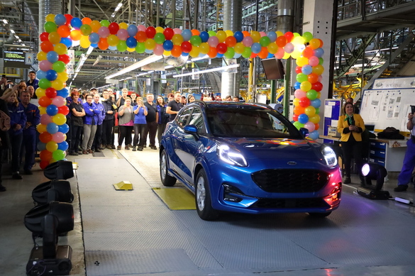 FOTO Ford a lansat producția SUV-ului Puma, la Craiova, primul automobil hibrid din România