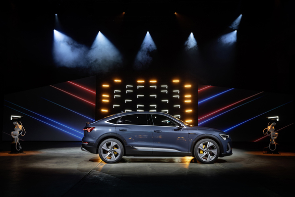 FOTO Audi a lansat al doilea model electric: e-tron Sportback, un SUV coupe