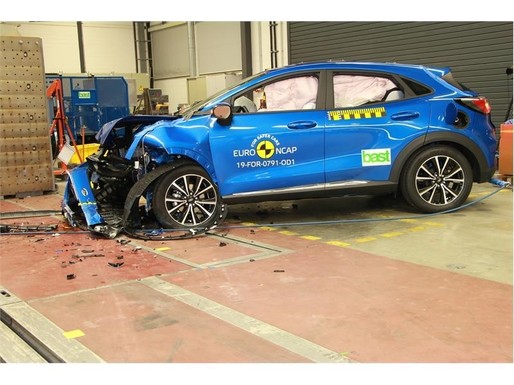 VIDEO&FOTO Teste EuroNCAP: Ford Puma surclasează Dacia Duster și la siguranță. Trei modele VW Group, doar 3 stele