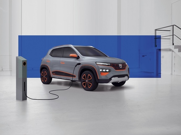 FOTO Primele imagini cu Dacia Spring - noul vehicul electric al mărcii românești