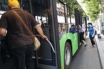 FOTO Primul lot de opt autobuze hibrid Mercedes Citaro au intrat pe traseele din București