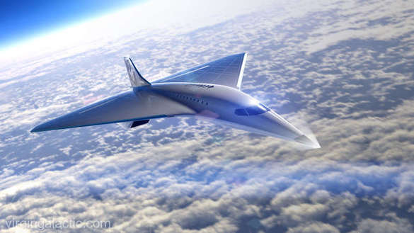 FOTO Compania Virgin Galactic vrea să construiască un avion supersonic