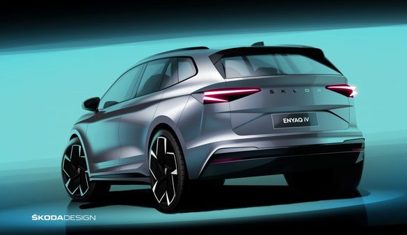 FOTO Skoda a publicat primele imagini cu viitorul SUV electric ENYAQ iV