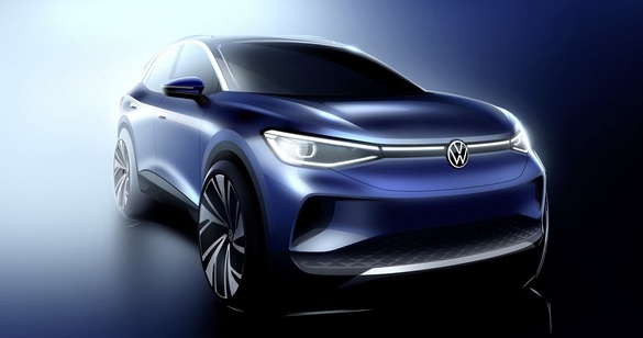 FOTO Primele schițe cu viitorul SUV electric de la Volkswagen