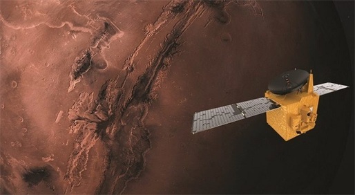Emiratele Arabe Unite au făcut istorie, ca prima țară arabă a cărei sondă spațială a intrat pe orbita Marte