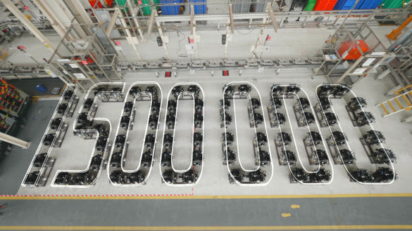 FOTO Ford a atins borna de 1,5 milioane de motoare EcoBoost produse la Craiova