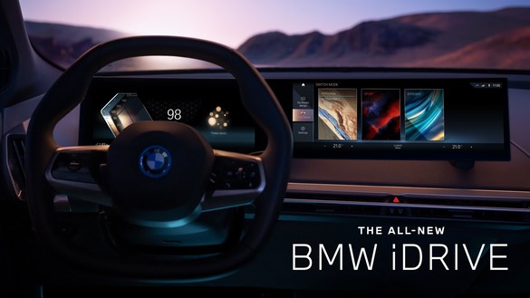 VIDEO & FOTO BMW a prezentat noul sistem iDrive, disponibil pe viitorul iX: display uriaș, asistent personal și partener de dialog