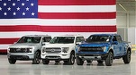 VIDEO Ford Motor a prezentat noul model pickup electric F-150 Lightning, în timpul unei vizite a președintelui Biden la fabrica sa din Michigan