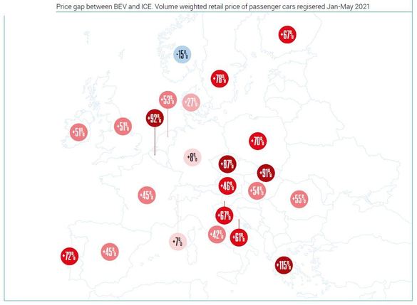 INFOGRAFICE Cum au evoluat prețurile mașinilor electrice, raportat la subvenții, în ultimul deceniu: în China au scăzut, în Europa și SUA au crescut