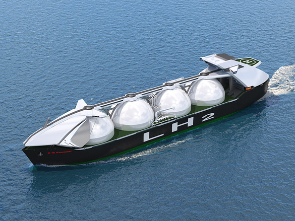 Vaporul Kawasaki Heavy Industry, pentru transportul H2 lichefiat Vaporul Kawasaki Heavy Industry, pentru transportul H2 lichefiat