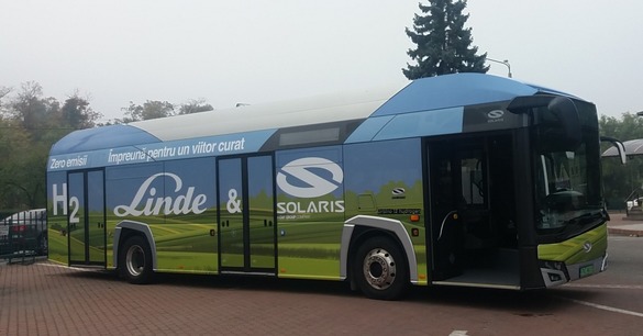 FOTO Teste cu autobuze cu hidrogen în 12 orașe din România