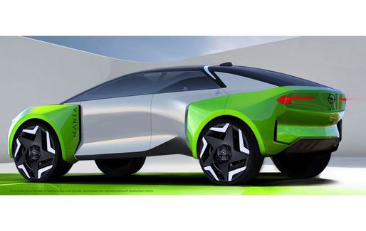 Opel va produce în premieră un automobil în Italia, un vehicul electric, inspirat de conceptul e-Manta