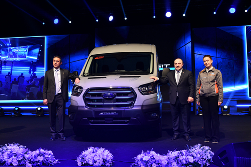Ford Otosan, noul proprietar al uzinei de la Craiova, a lansat producția primei utilitare E-Transit