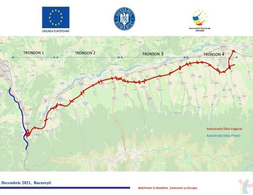 Ultimul tronson al Autostrăzii Sibiu-Făgăraș a fost lansat la licitație