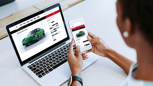 Porsche extinde magazinul online pentru mașini configurate de clienți