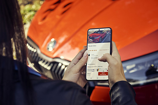 Platforma de car-sharing Skoda, destinată închirierii mașinilor personale, a adus câștiguri record proprietarilor