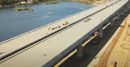 VIDEO Podul peste Olt: Cum s-a ridicat cel mai lung viaduct din România